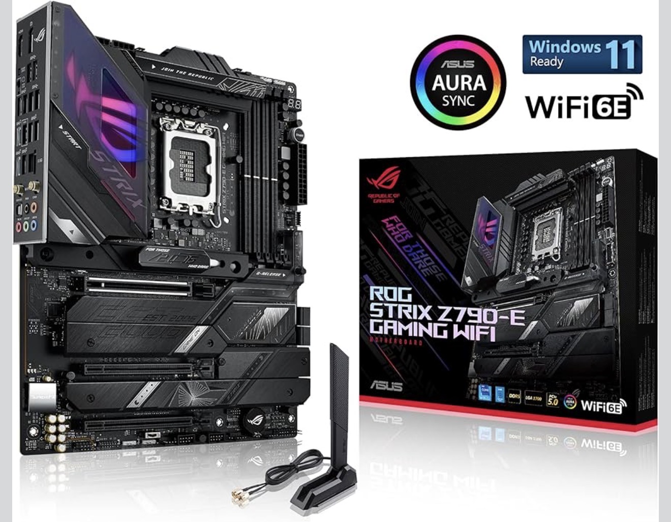 Combo i9 14900K + Z790 ROG STRIX E GAMING WIFI