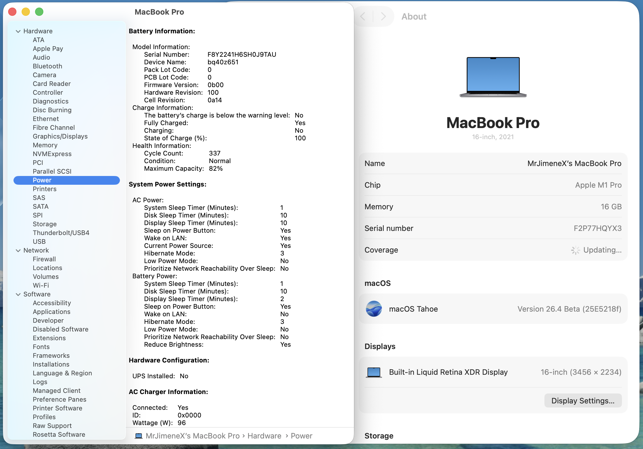 MacBook Pro 16 pulgadas 2021 M1 Pro